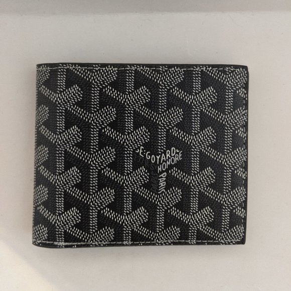 Goyard Accessories Goyard Mens Bifold Wallet Gray W Authentication